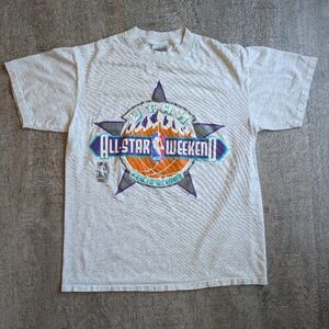 1993 Utah NBA All Star Weekend Single Stitch Vintage Tee - Medium